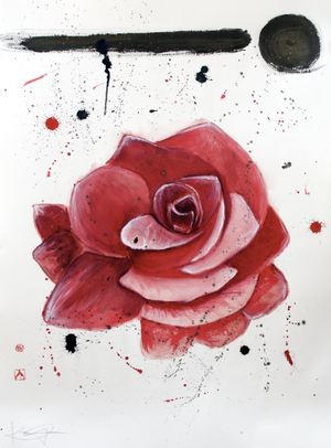 絵画 Red Rose perero_12x16_burlfr4_grande.